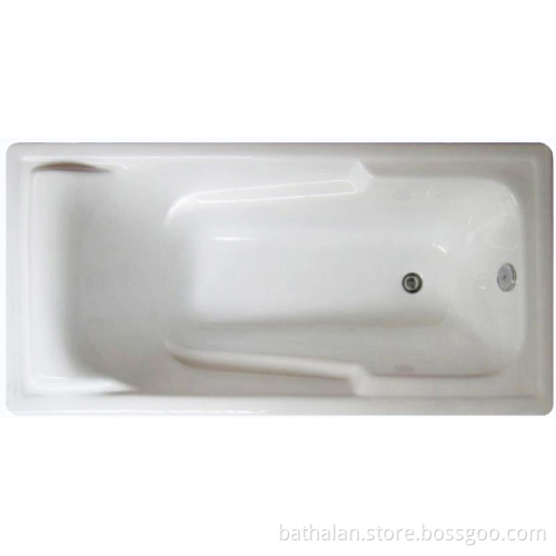 Built-in cast iron bathtub